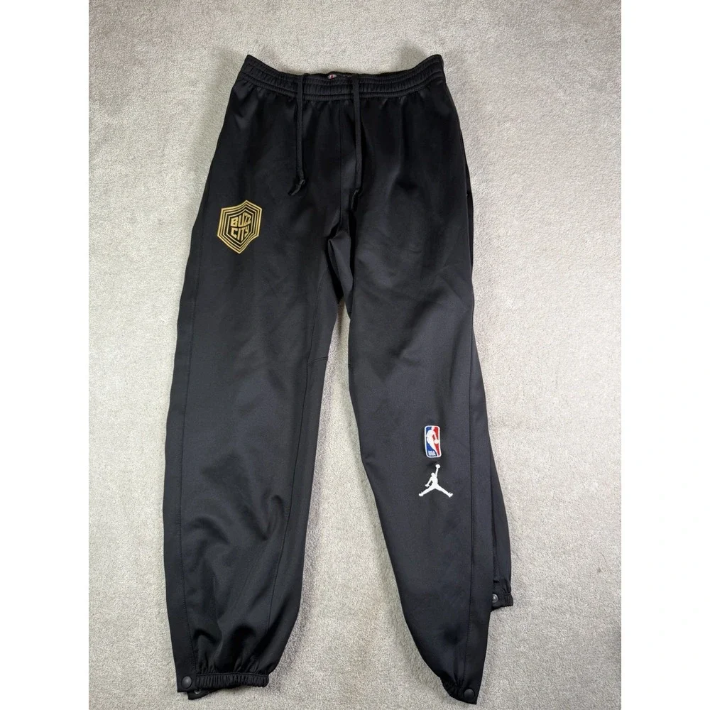Charlotte Hornets Leaky Black** #12 Player Issued Jordan Buzz City Pants L Tall